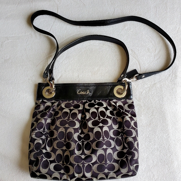 Coach Black and Gray Crossbody Bag - Picture 3 of 5